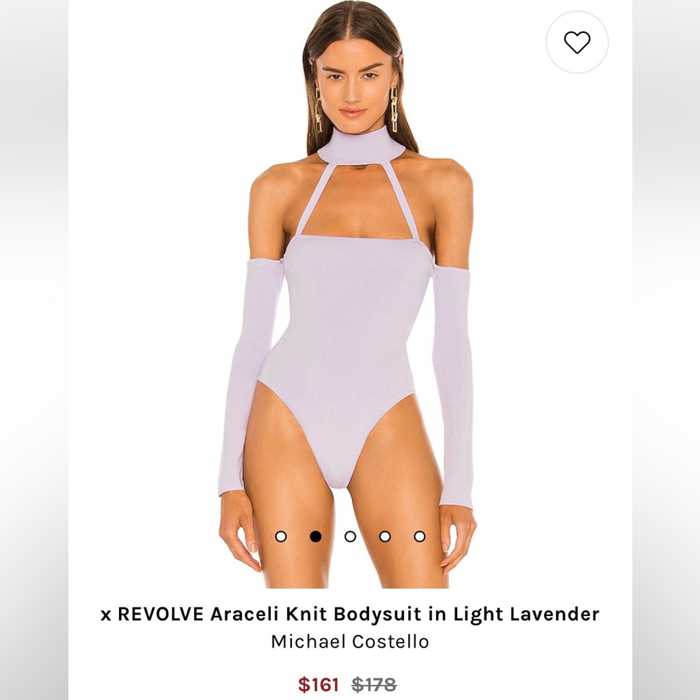 Never been worn, lavender knit bodysuit